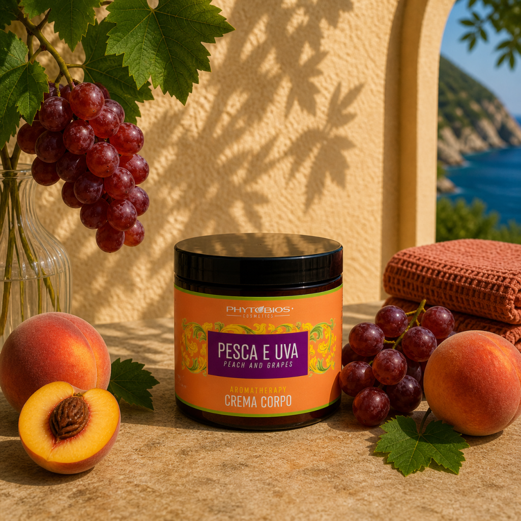 Crema Corpo Pesca e Uva 250ml